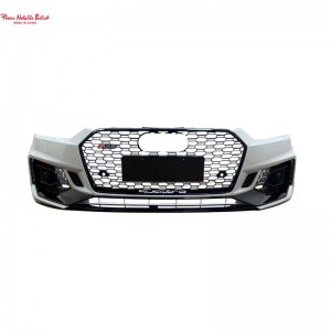 Audi RS5 B9 style body kits front bumper with front grill and lip for A5 2017-2019