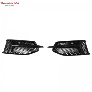Front Bumper Fog Light Lamp Grill cover Grille para sa Audi A6 C8 C8PA 20-25