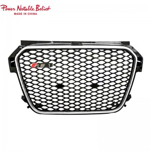 RS1 front grill for Audi A1 S1 8X 2011-2015 honeycomb hood bumper grille