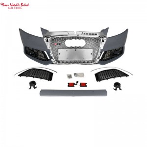 RS3 Auto Body kit For Audi A3 S3 8P bumper with grill front lip Sedan Hatchback