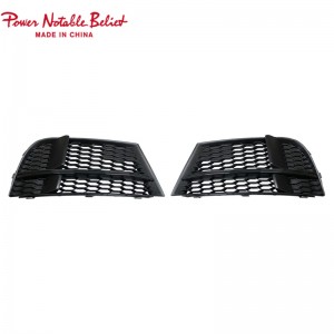 RS3 fog lamp grill for Audi A3 S-line or S3 Honeycomb style Sedan Hatchback 17-19