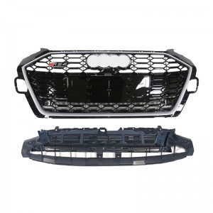 RS4 B9.5 Front grill fit foar Audi A4 S4 honeycomb bumper grille mei beugel