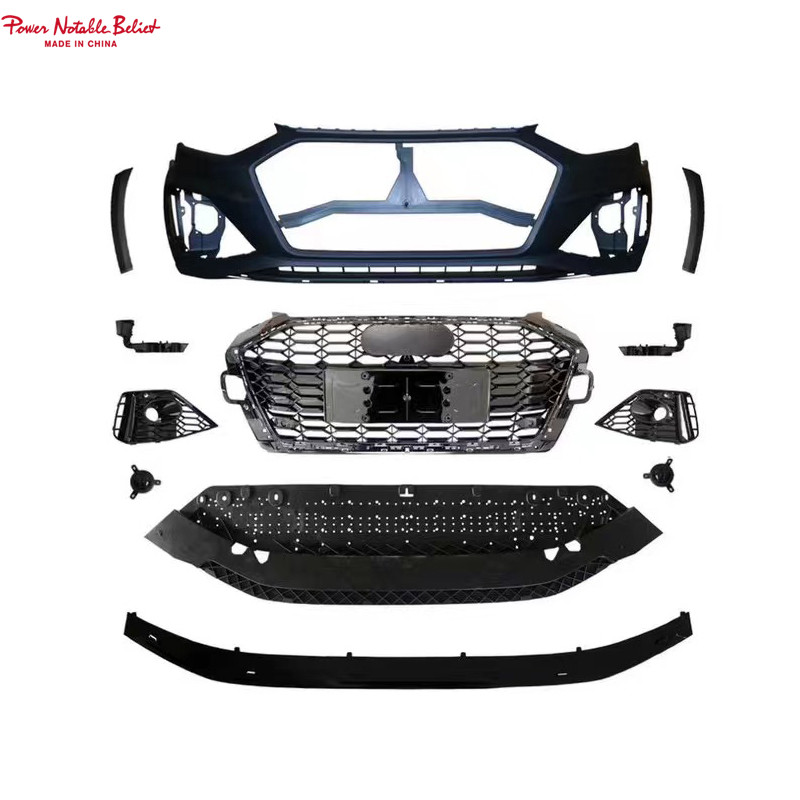 RS4 Bodykit with grill for Audi A4 S4 Allroad front lip Front bumper 20-24