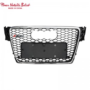 RS4-Frontgrill für Audi A4 S4 B8 Wabengitter-Stoßstangengrill RS quattro