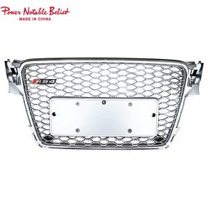 RS4 frontgrill for Audi A4 S4 B8 honeycomb mesh støtfangergrill RS quattro