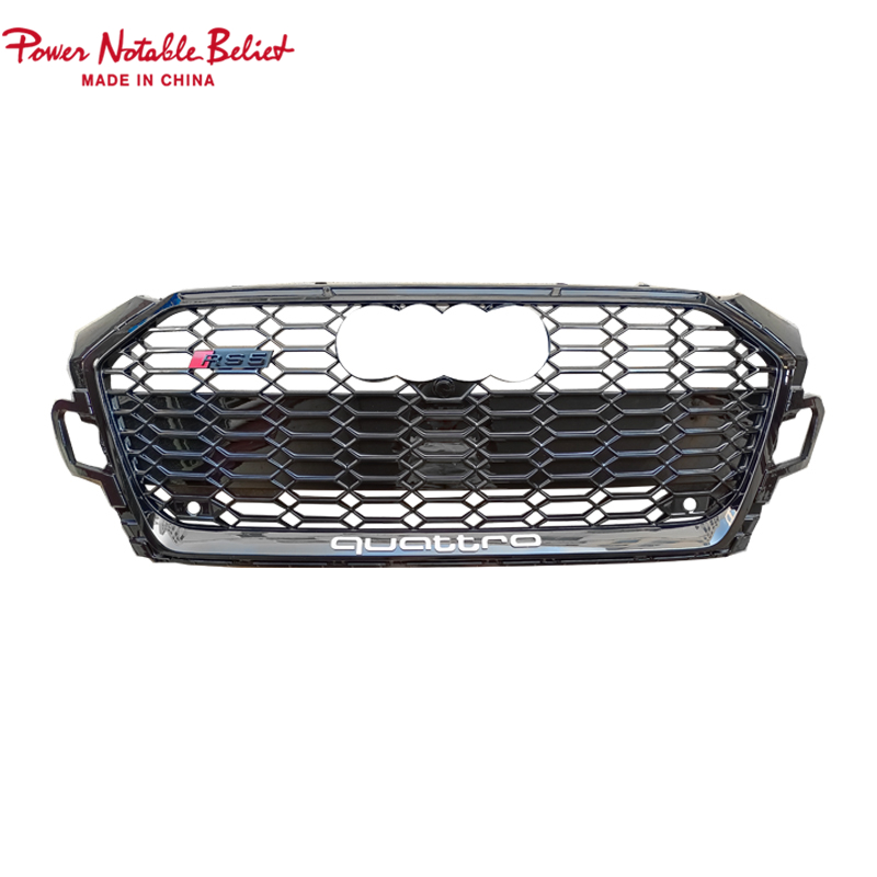 RS5 Front Bumper Grille សម្រាប់ Audi A5 S5 B9PA Hood Front Bumper Grill
