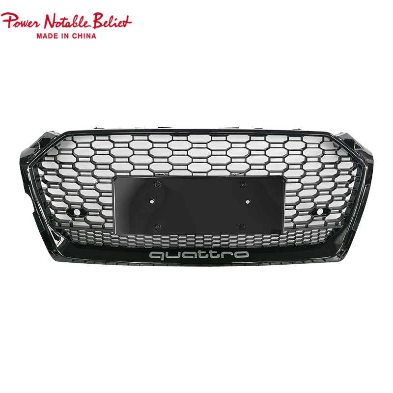 RS5 honeycomb grill for Audi A5 S5 B9 Auto parts front grille ABS material