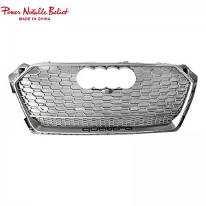 RS5 honeycomb grill for Audi A5 S5 B9 Auto parts front grille ABS material