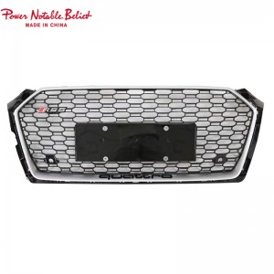 RS5 honeycomb grill foar Audi A5 S5 B9 Auto dielen front grille ABS materiaal