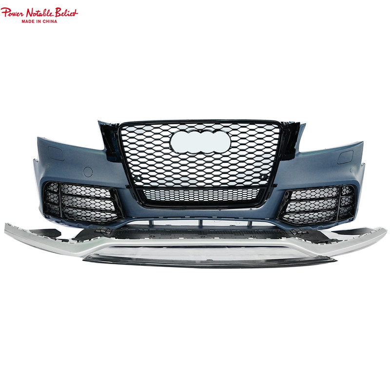 RS5 style bumper for Audi A5 S5 B8 with front grill front lip 2009-2011