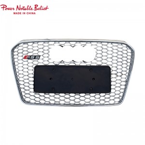 RS5 stil foran støtfanger grill for Audi A5 S5 B8.5 honeycomb grill RS ramme quattro