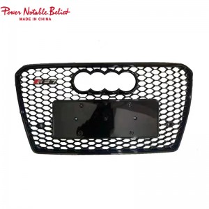 RS7 S7 tosaigh tuairteora grille quattro Do Audi A7 S7 C7 grill honeycomb ionad