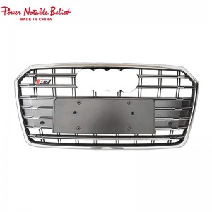 RS7 auto front grille para sa Audi A7 S7 C7.5 ABS material honeycomb car grill
