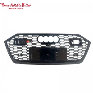 RS7 hood grill for Audi A7 S7 C8 with ACC front bumper center grill