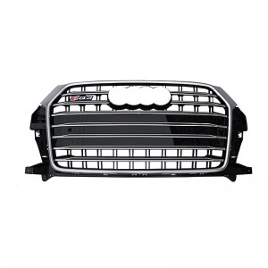 RSQ3 SQ3 ABS auto grille para sa Audi Q3 2016-2019 radiator honeycomb grills front bumper grill