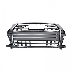 RSQ3 SQ3 ABS akpaaka grille maka Audi Q3 2016-2019 radiator ebuanu grills n'ihu bompa grill