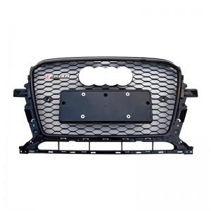 RSQ5 SQ5 honeycomb grills pikeun Audi Q5 SQ5 B8.5 hareup bemper grille 2013-2018