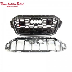 RSQ7 SQ7 front bumper grill for Audi Q7 SQ7 2020-2023 grille with ACC hole
