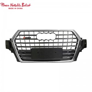 RSQ7 SQ7 radiator honeycomb grill for Audi Q7 SQ7 2016-2019 front bumper grille