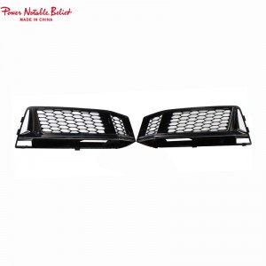 S4 honeycomb Fog lamp grill for Audi A4 With ACC Holes 17-19