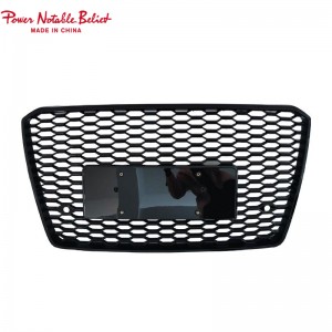 W12 S8 RS8 pito i luma mo Audi A8 A8L S8 D4 PA totonugalemu honeycomb grille