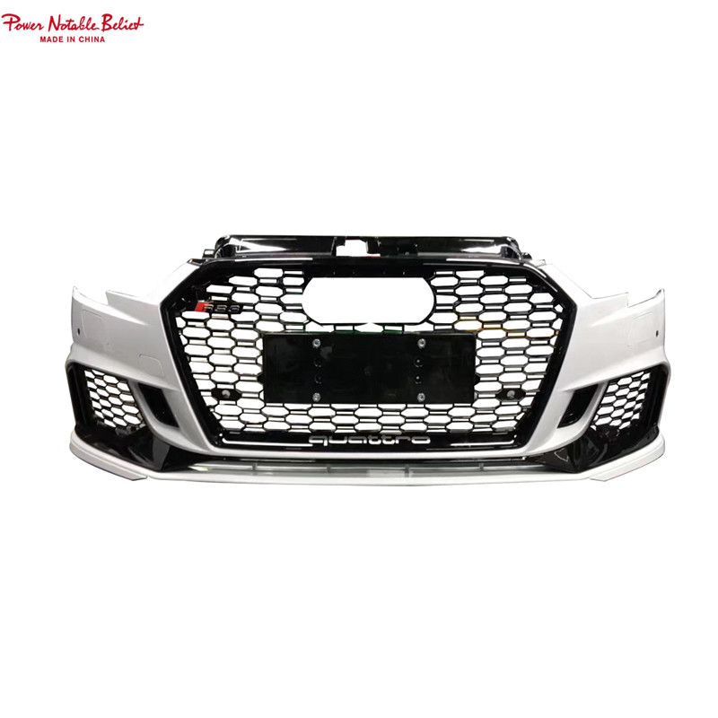 bodikits RS3 For Audi A3 S3 8V.5 front bumper with grille