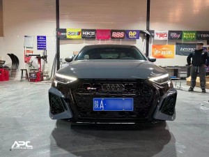 RS3 front Bodykit for Audi A3 S3 8Y Front Bumper with grill front lip diffuser tailpipe