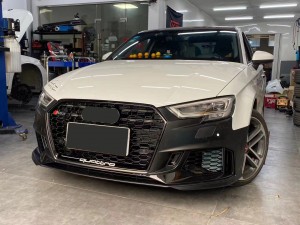 bodikits RS3 For Audi A3 S3 8V.5 frontfanger med grill