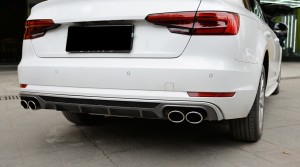 Audi A5 malantaŭa disvastigtubo modifita al S5-stilo RS5 b9 2017-2019
