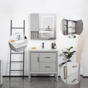2022 Gewilde ontwerp Moderne vloerstaande badkamer wastafel, wastafels badkamer met marmer wastafelblad