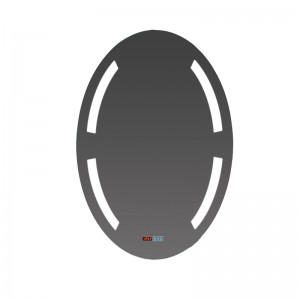 Світлодіодне дзеркало для ванної кімнати з ПЕТ антизапотівачем і цифровим...