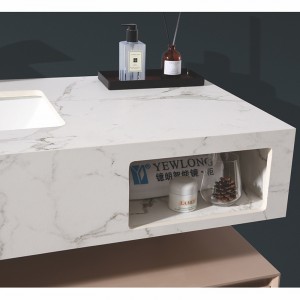 Moderní PVC koupelnová skříňka a břidlicové desky