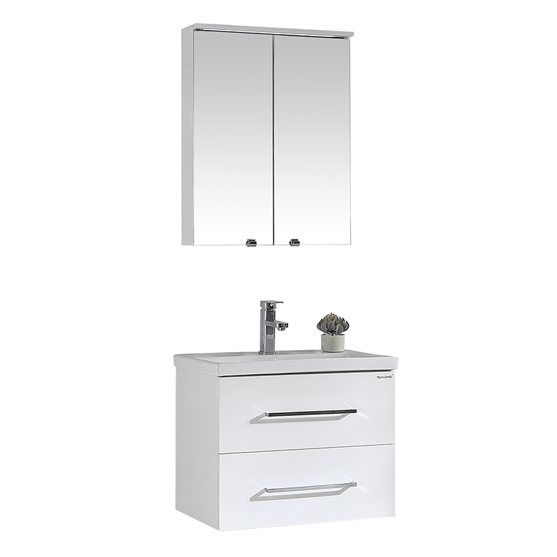 Modern Pvc Bathroom Cabinet With Acrylic Basin And1