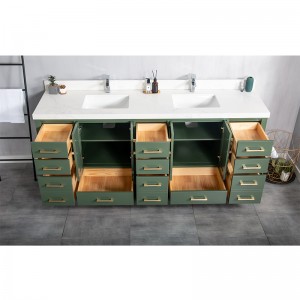 Wooden Cabinet With Full Extension Opening Drawers