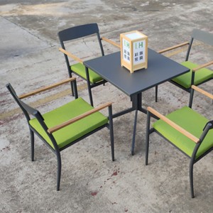 Outdoor Patio Dining Set, Garden Balcony Furniture with Chairs