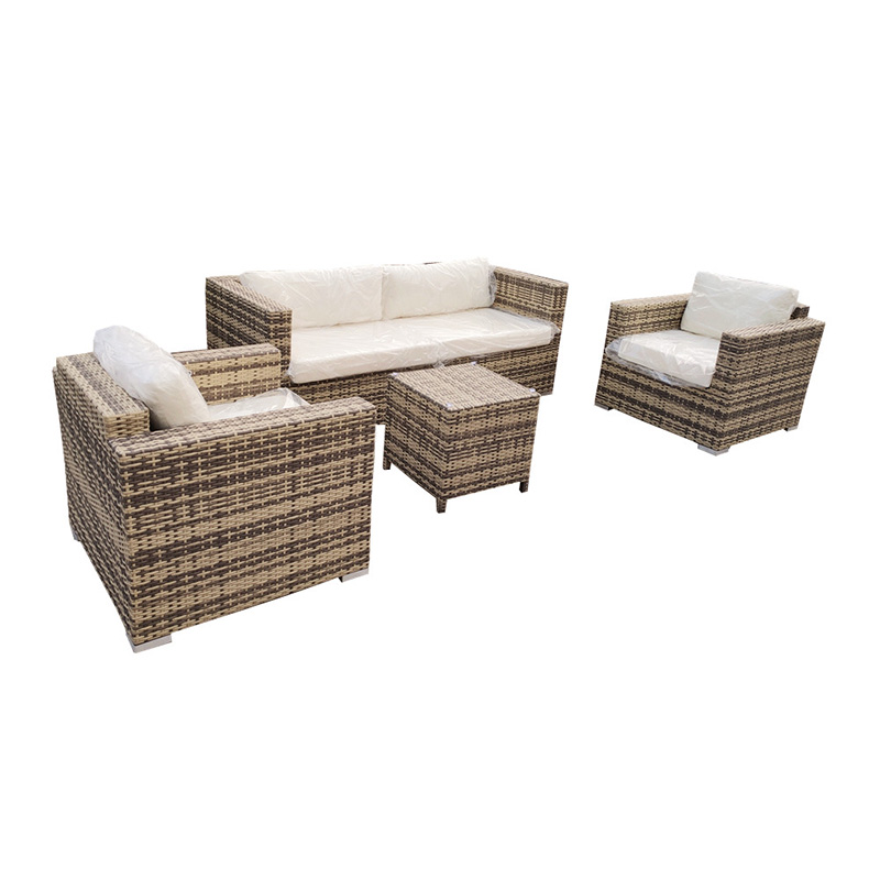 Patio Furniture Set, Outdoor Sectional Sofa for Porch Lawn Garden Backyard Featured Image