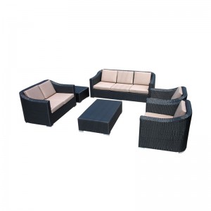 China Telescopic Umbrella Companies –  Patio Furniture Set Outdoor Sectional Sofa Outdoor Patio Sofa Set Rattan Conversation Set – Yufulong