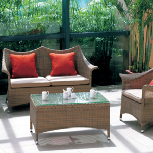 Patio Furniture Wicker Sectional Sets All Weather Modern Garden Conversation Set