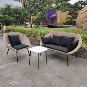 Rattan Sectional Furniture Set Outdoor Garden Wicker PE Wicker Sofa