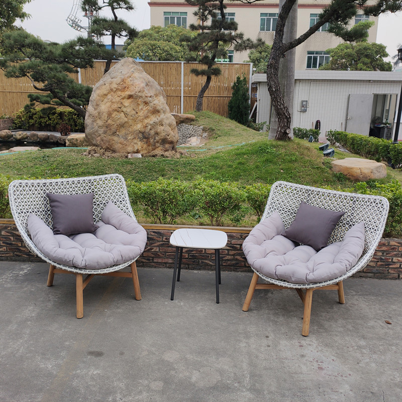 Outdoor Furniture Set, Hand-Woven Wicker Patio Conversation Bistro Set