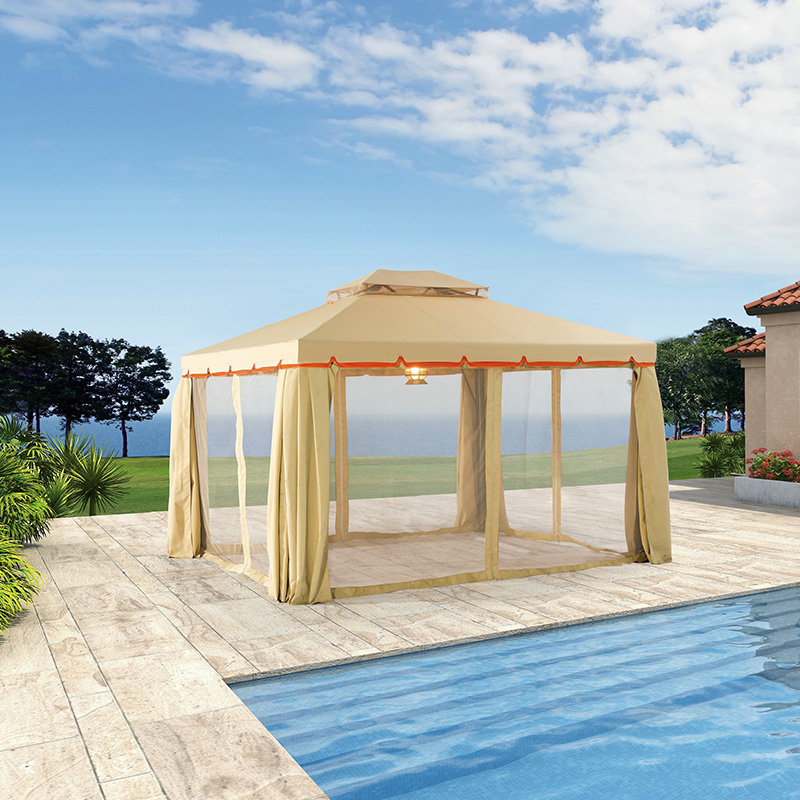 Gazebo Tent Instant with Mosquito Netting Outdoor Gazebo Canopy Shelter with big Shade Featured Image