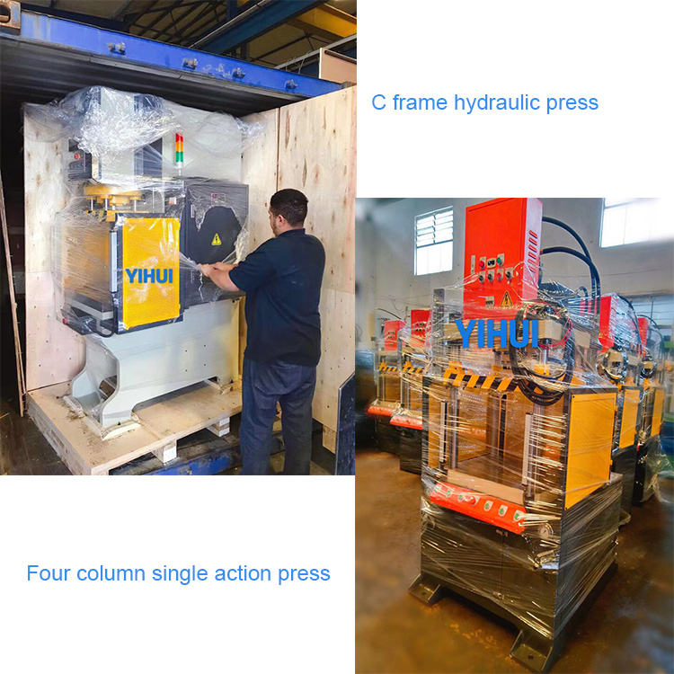 6 Sets of 4 Column Hydraulic Press Are Heading for South Africa