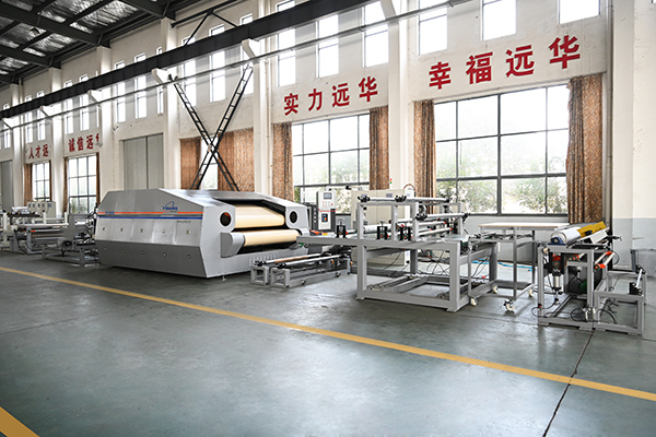 Factory Supply Pe Laminating Machine - Automatic YH-001 Double Belt Flat Bed Laminating Machine For Fiber Special Materials – Yuanhua detail pictures