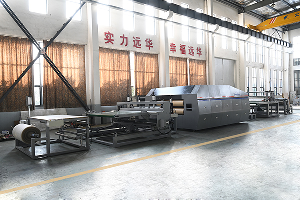 Manufactur standard Flm Non Woven Laminating Machine - Automatic YH-001 Double Belt Flat Bed Laminating Machine For Fiber Special Materials – Yuanhua detail pictures