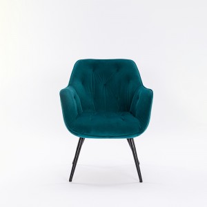 YH-50051 Velvet upholstered living room chair
