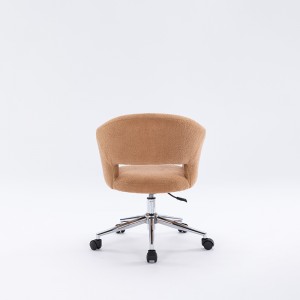 YH-50393 Modern metal base upholstery velvet accent armrest chair