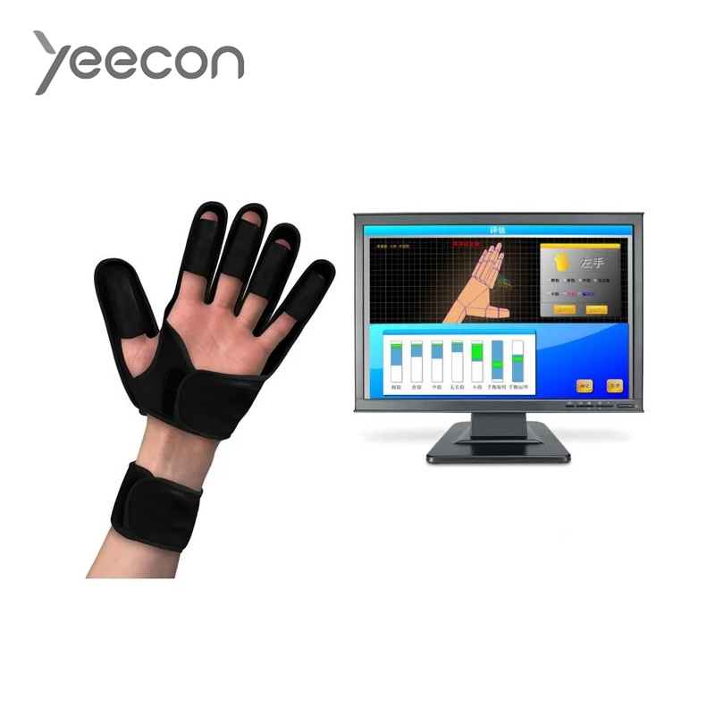 Electric induction gloves for hand rehabilitation finger wrist function assessment and training equipment Featured Image