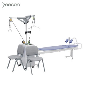 Physiotherapy Equipment Lumbar Cervical Traction Bed Neck Waist traction table for neck and waist