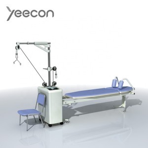 Traction Table Warmth heating system neck pain relief products Cervical Lumbar chiropractor traction table