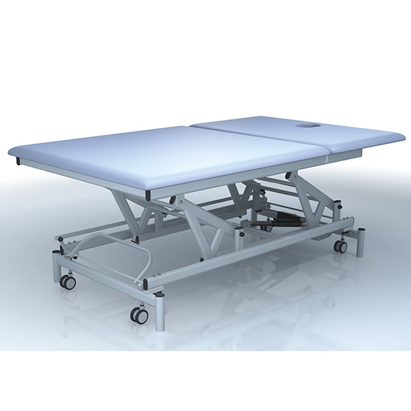 China Gold Supplier for Medical Instrument Single Manual Crank Hospital Bed With Pan Used Nursing Home For Paralysis Patient Bobath Table Supported by LINAK Motor Featured Image